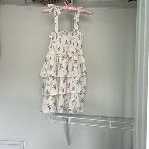 White floral sundress